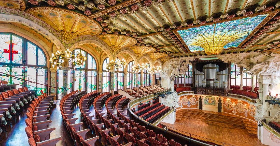 Palau de la Música Catalana Barcelona — modernismo de Lluís Domènech i Montaner